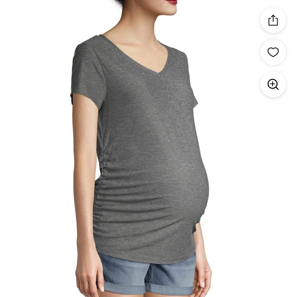 Time and Tru maternity v neck tshirt size XL.